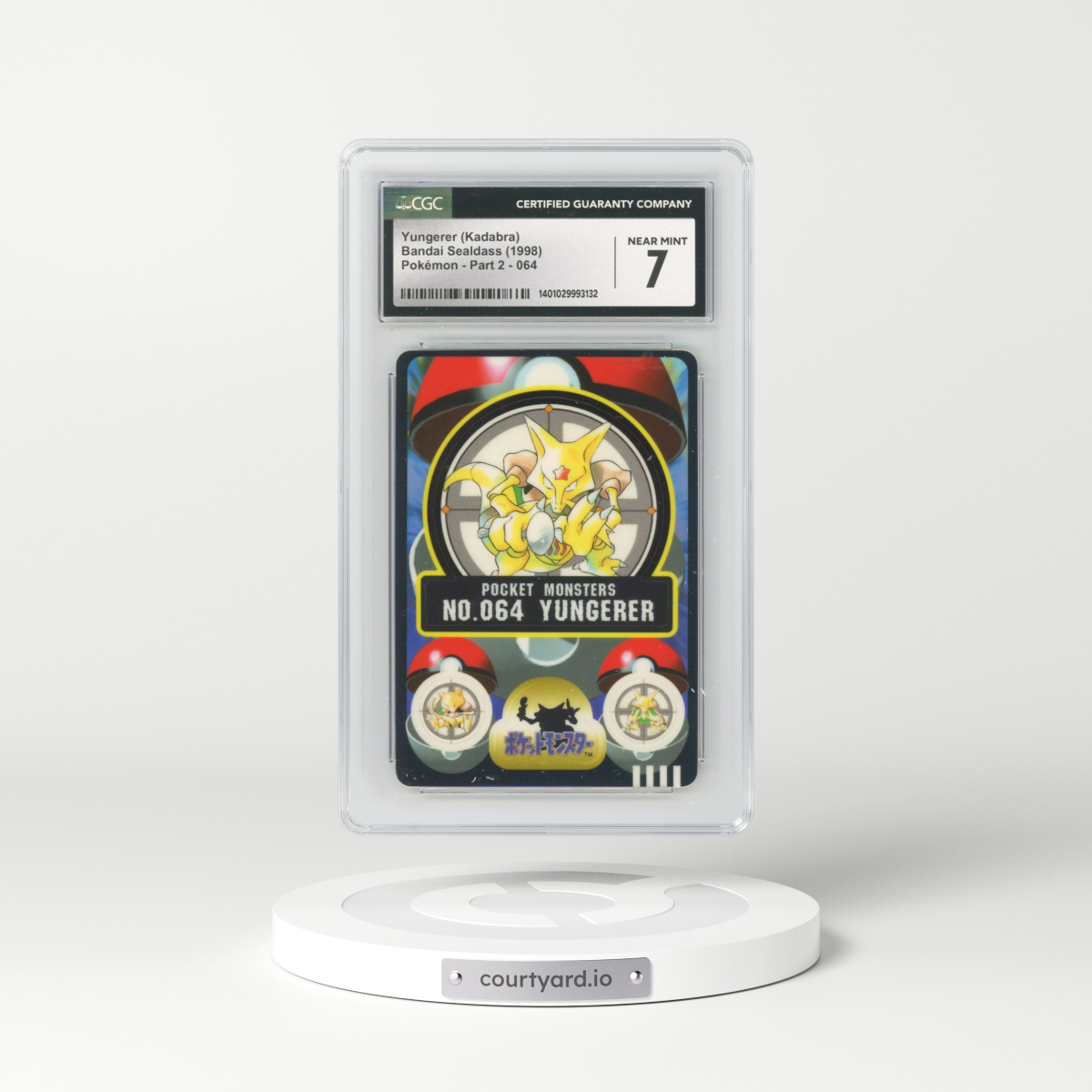 1998 Pokémon - Part 2 #064 Yungerer (Kadabra) (CGC 7 NM)