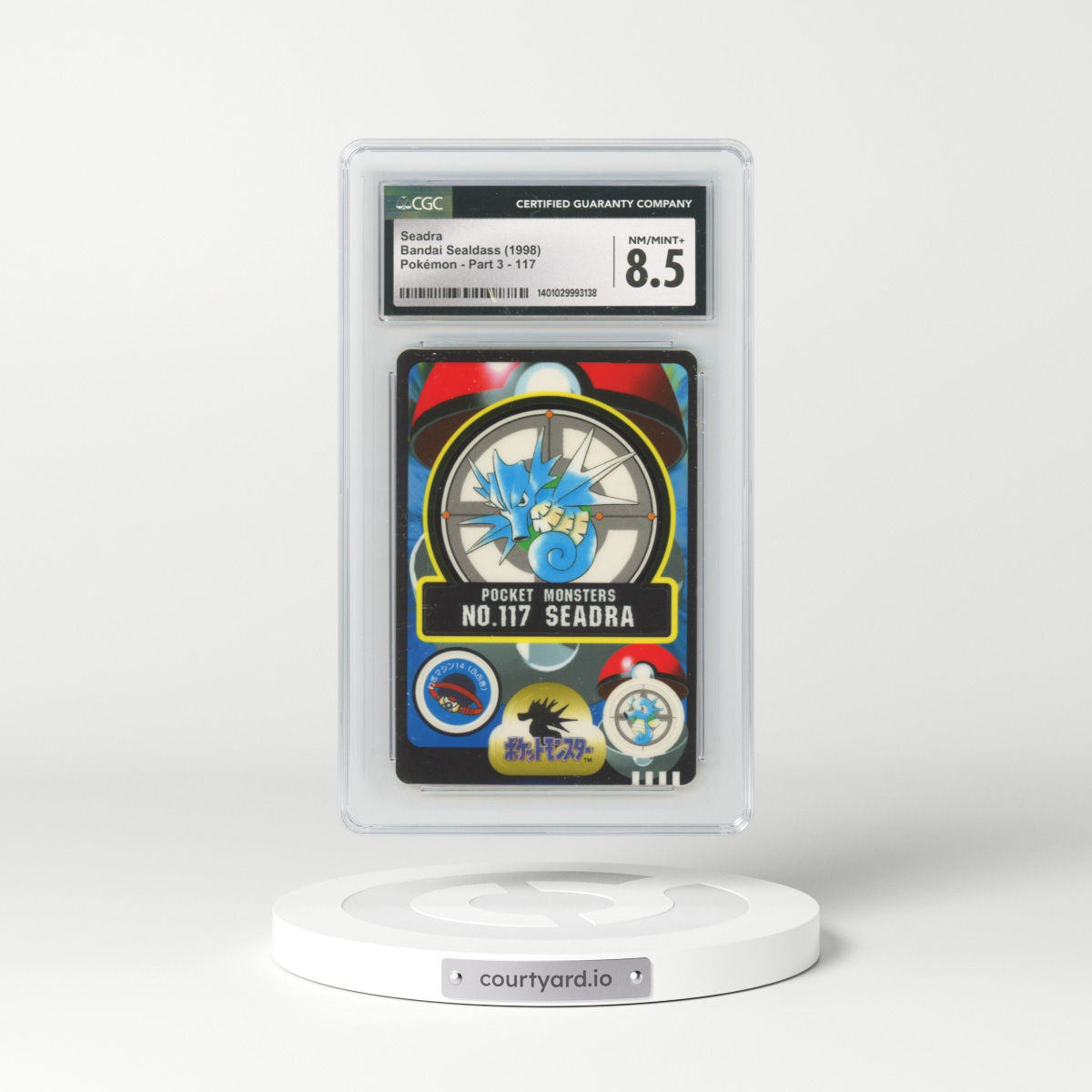 1998 Pokémon - Part 3 #117 Seadra (CGC 8.5 NM-MT+)