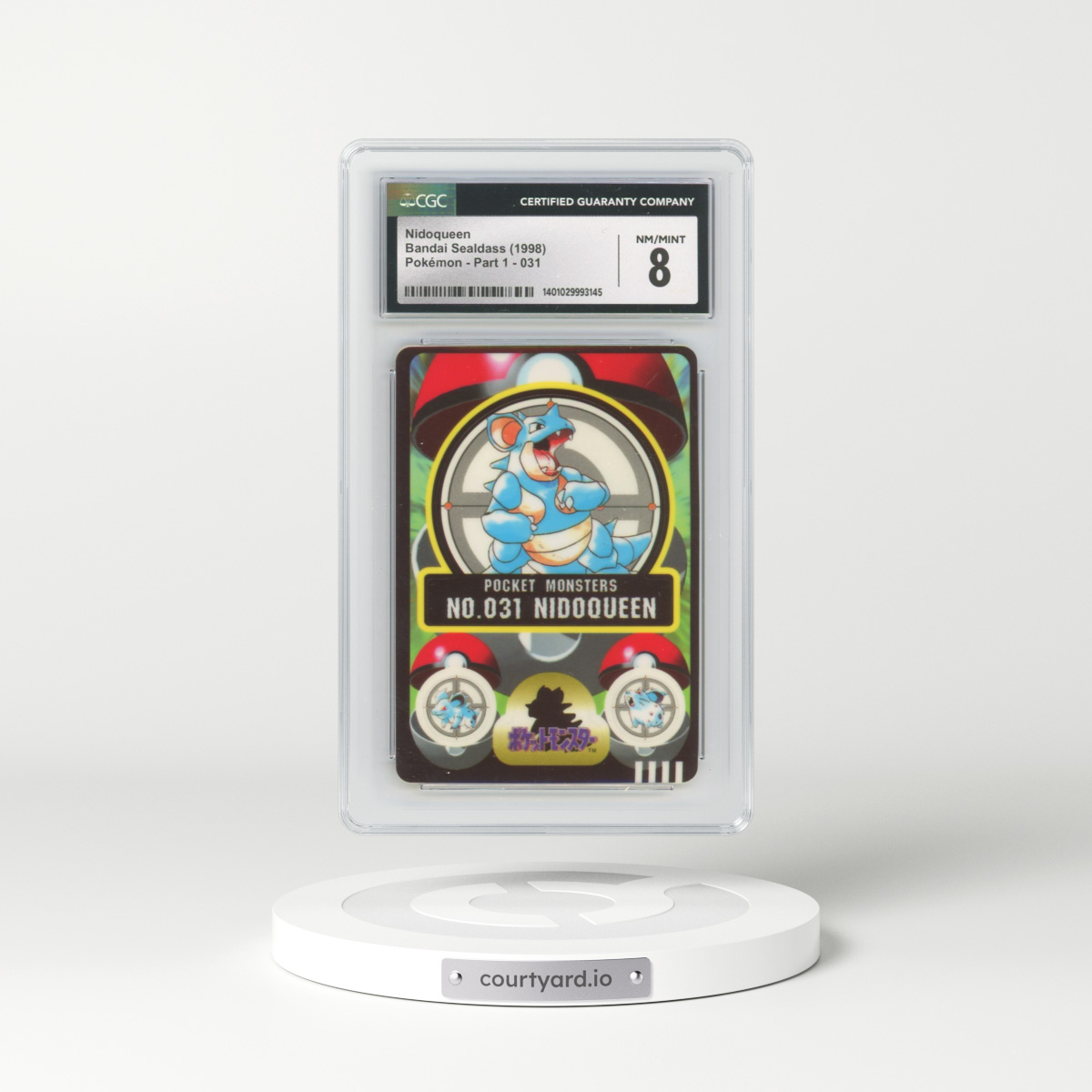 1998 Pokémon - Part 1 #031 Nidoqueen (CGC 8 NM-MT)