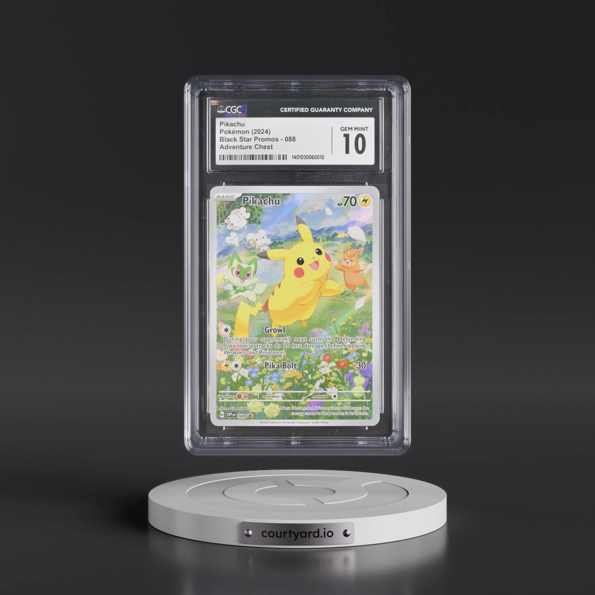 2023 Black Star Promos - Scarlet & Violet SVP EN #088 Pikachu - Adventure Chest (Holo) (CGC 10 GEM MINT)