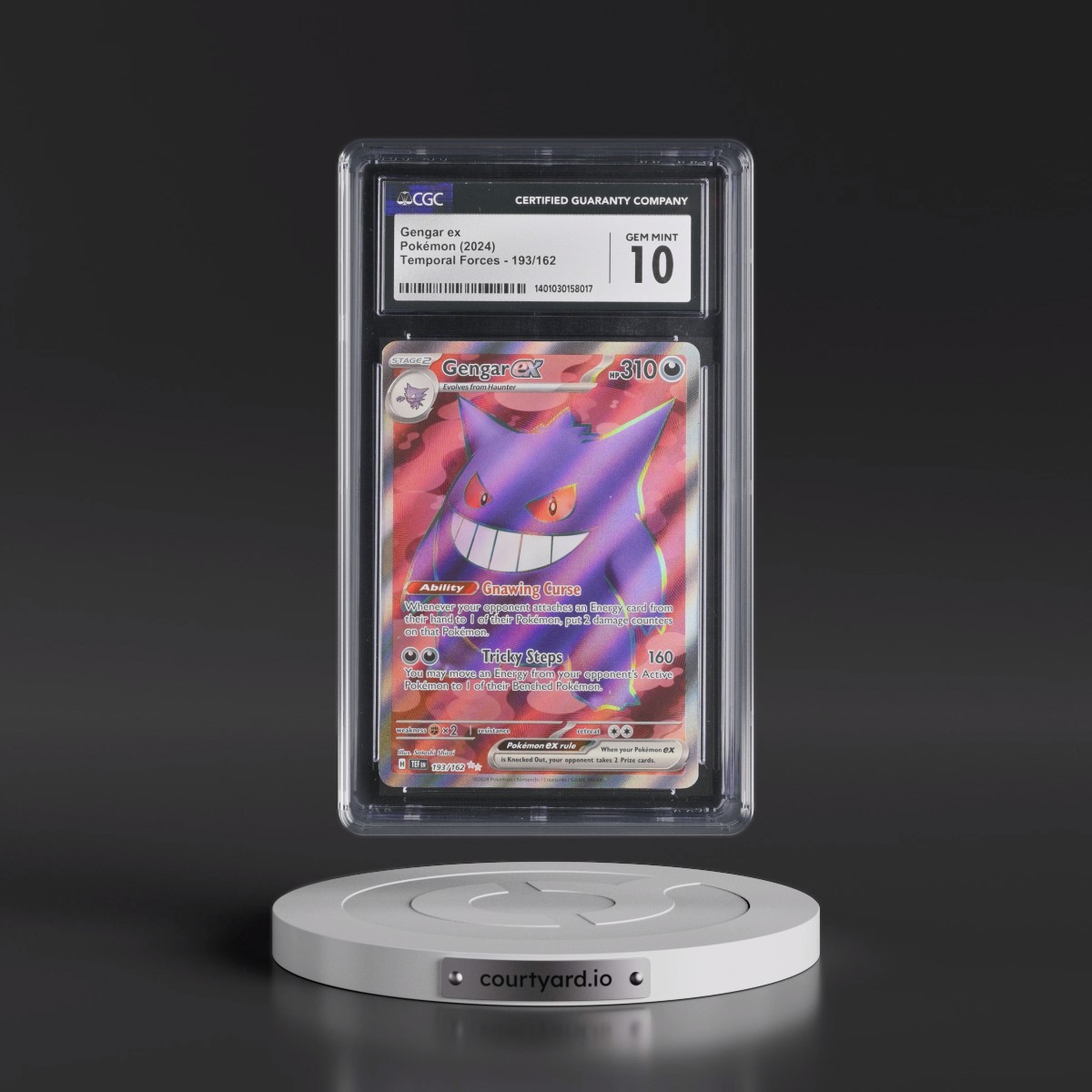 2023 Temporal Forces - TEF EN #193/162 Gengar ex - Ultra Rare Holo (CGC 10 GEM MINT)
