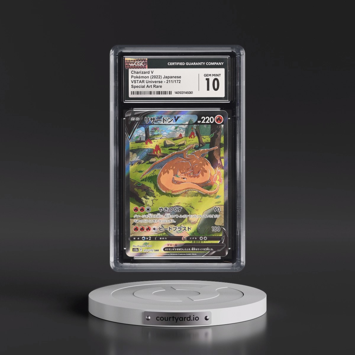 2022 VSTAR Universe #211/172 Charizard V - Special Art Rare Holo (CGC 10 GEM MINT)