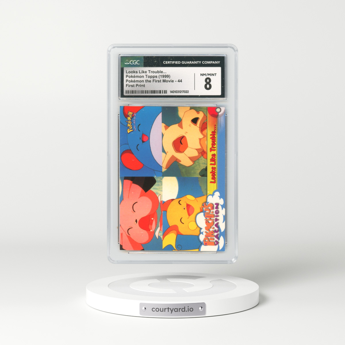 1999 Movie Promo #44 Looks Like Trouble... - First Print (Blue Topps Logo) (CGC 8 NM-MT)