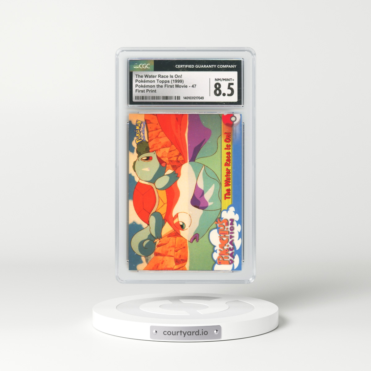 1999 Movie Promo #47 The Water Race Is On! - First Print (Blue Topps Logo) (CGC 8.5 NM-MT+)