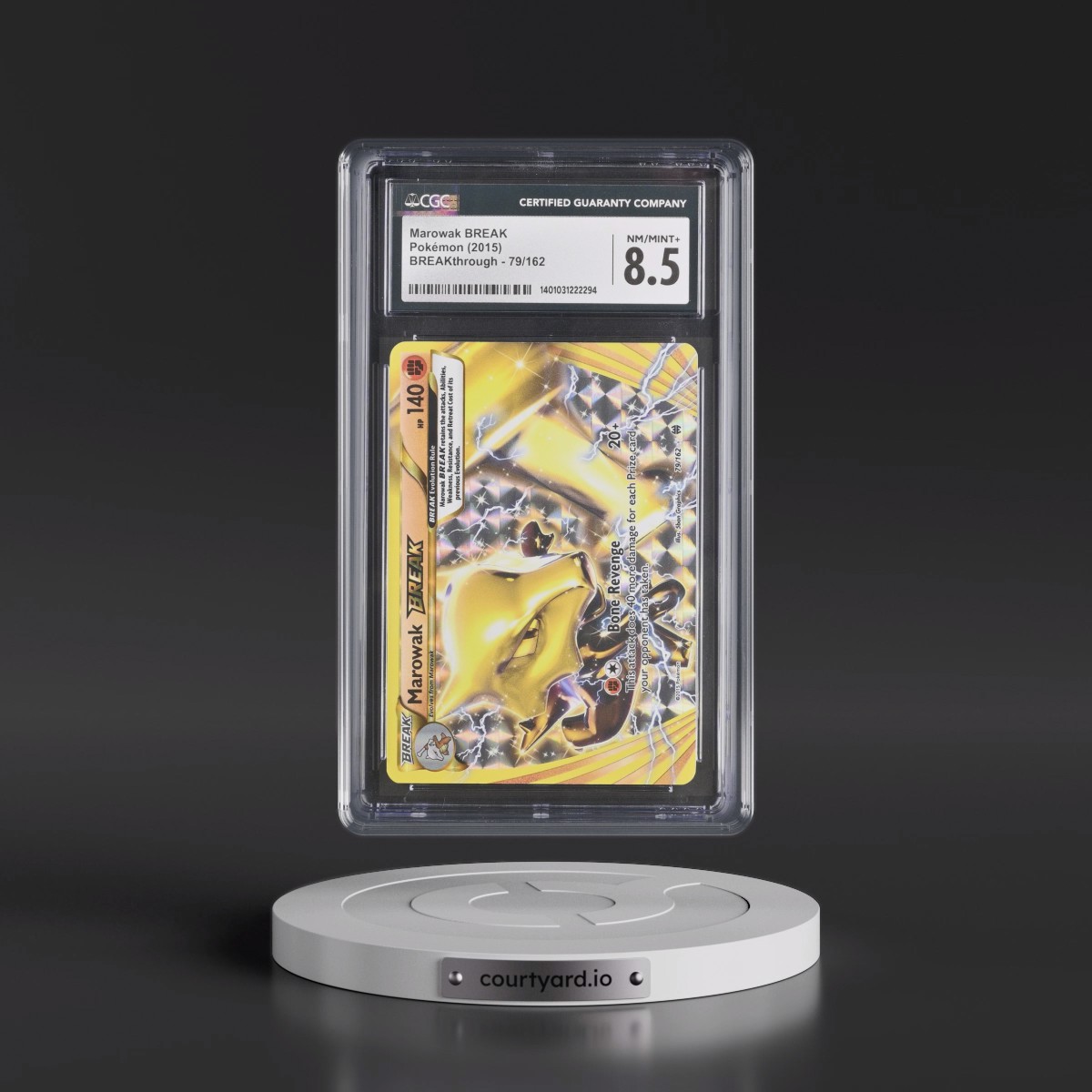 2015 BREAKthrough #79/162 Marowak BREAK - Holo (CGC 8.5 NM-MT+)