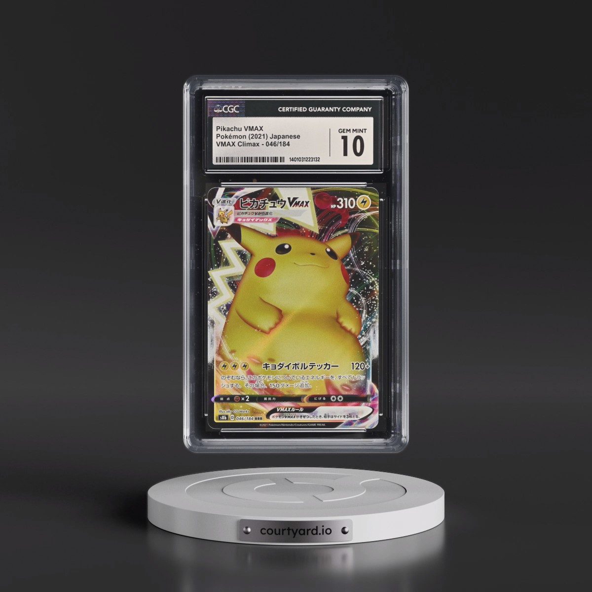 2021 VMAX Climax #046/184 Pikachu VMAX - Holo (CGC 10 GEM MINT)