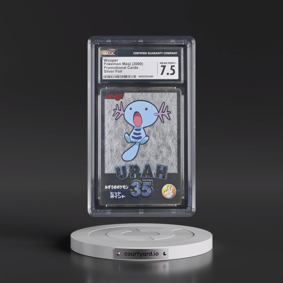 2000 Promotional Cards (2000) Wooper - Silver Foil (CGC 7.5 NM+)