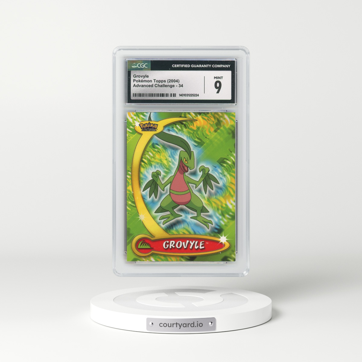 2004 Advanced Challenge #34 Grovyle (CGC 9 MINT)