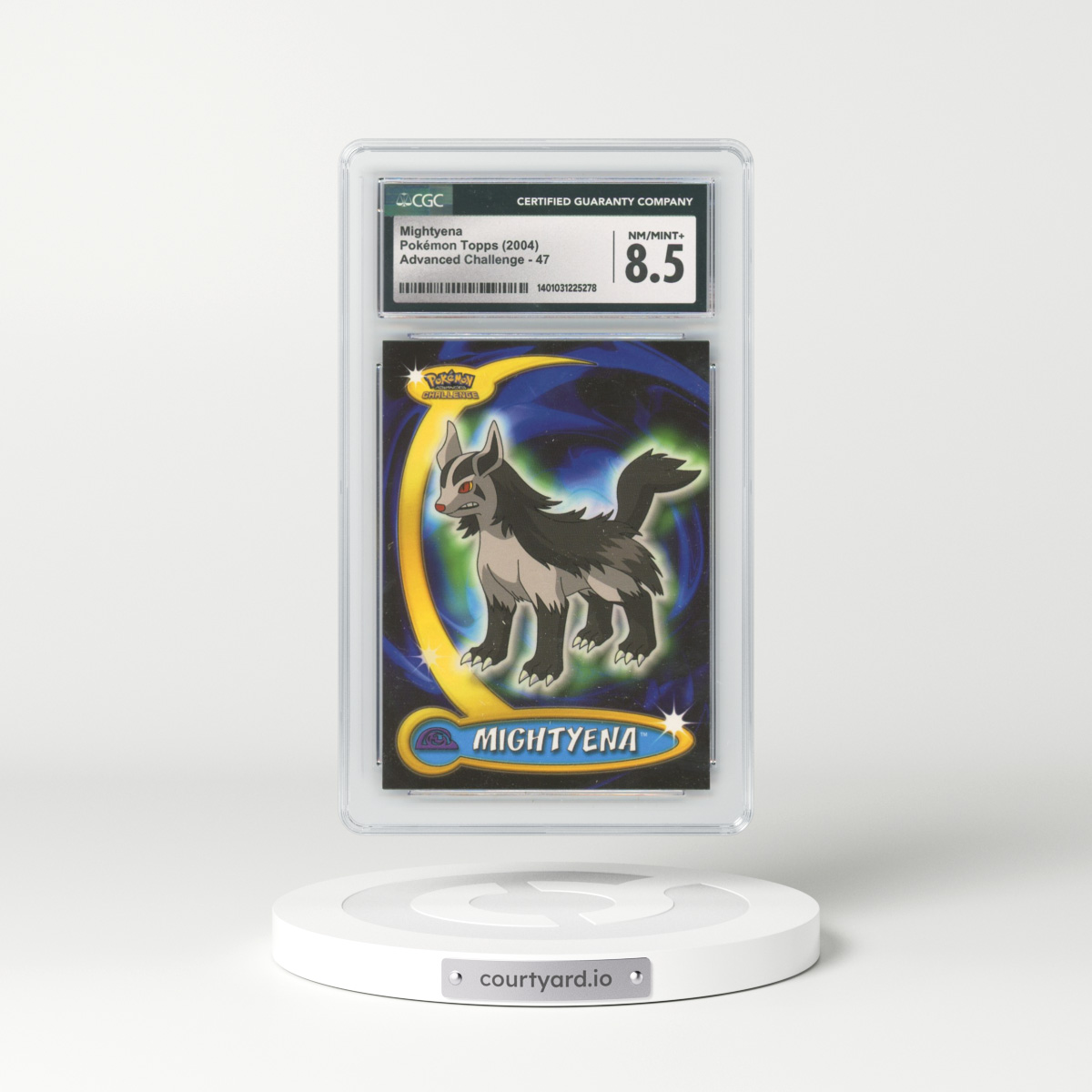 2004 Advanced Challenge #47 Mightyena (CGC 8.5 NM-MT+)