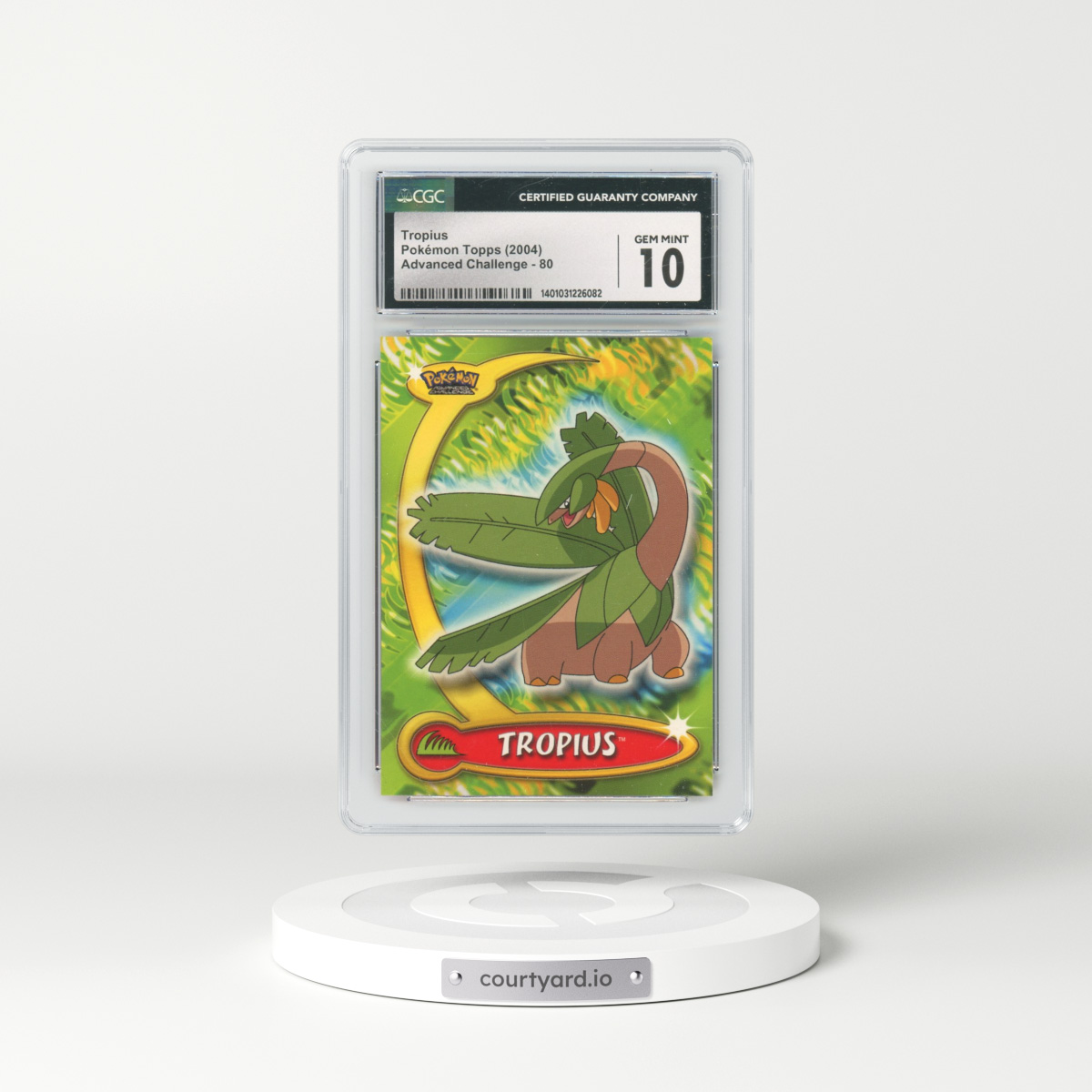 2004 Advanced Challenge #80 Tropius (CGC 10 GEM MINT)