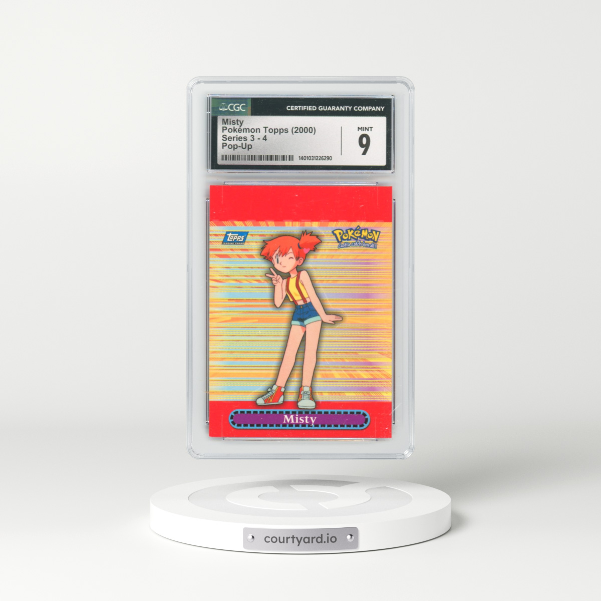 2000 Series 3 (Oval Nintendo Seal) #4 Misty - Pop-Up (CGC 9 MINT)