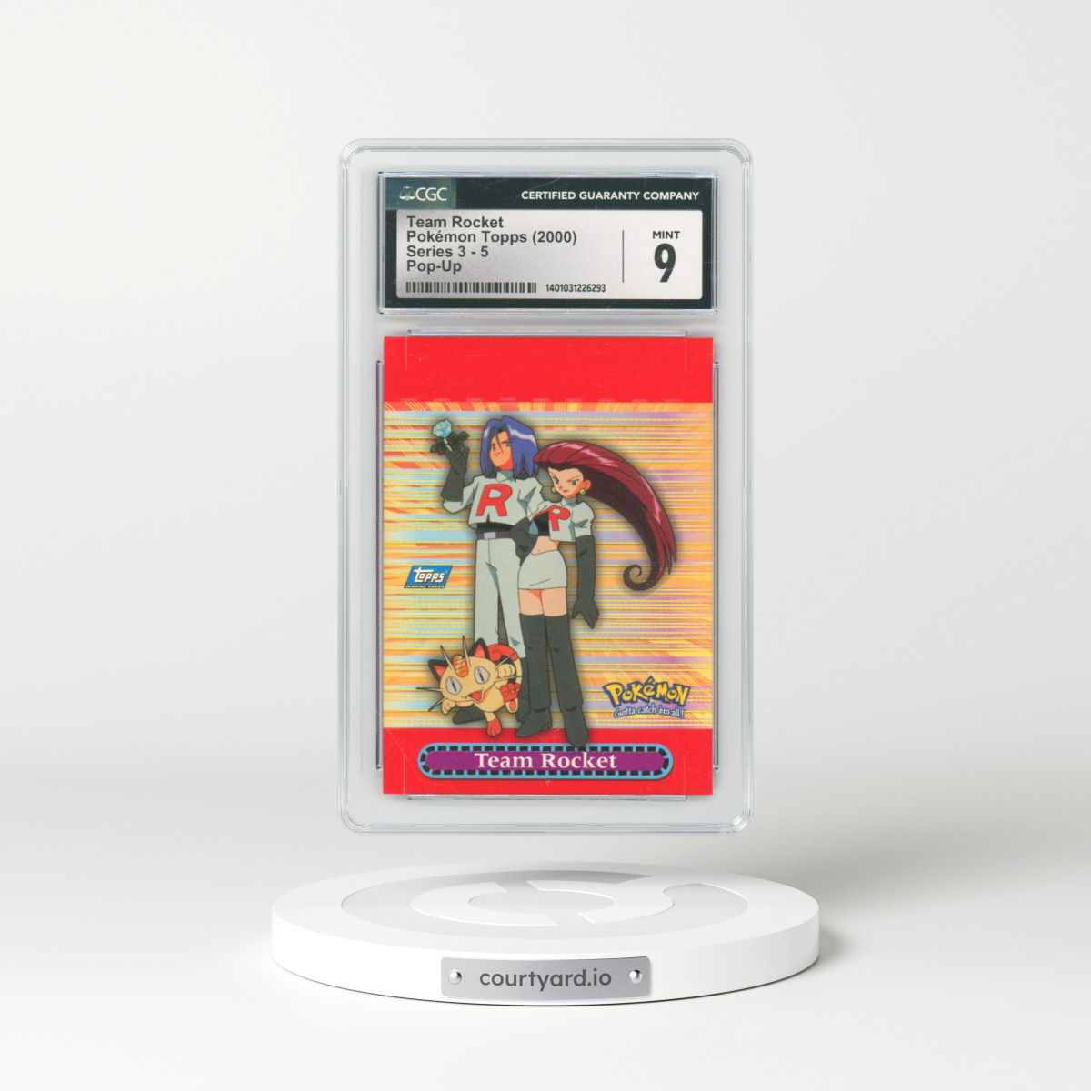 2000 Series 3 (Oval Nintendo Seal) #5 Team Rocket - Pop-Up (CGC 9 MINT)
