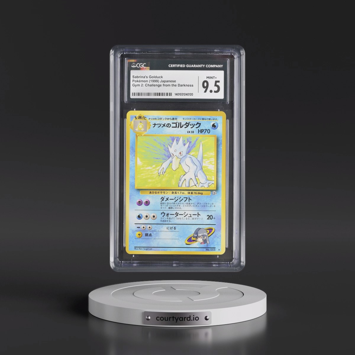 1999 Gym 2: Challenge from the Darkness Sabrina's Golduck (CGC 9.5 MINT+)