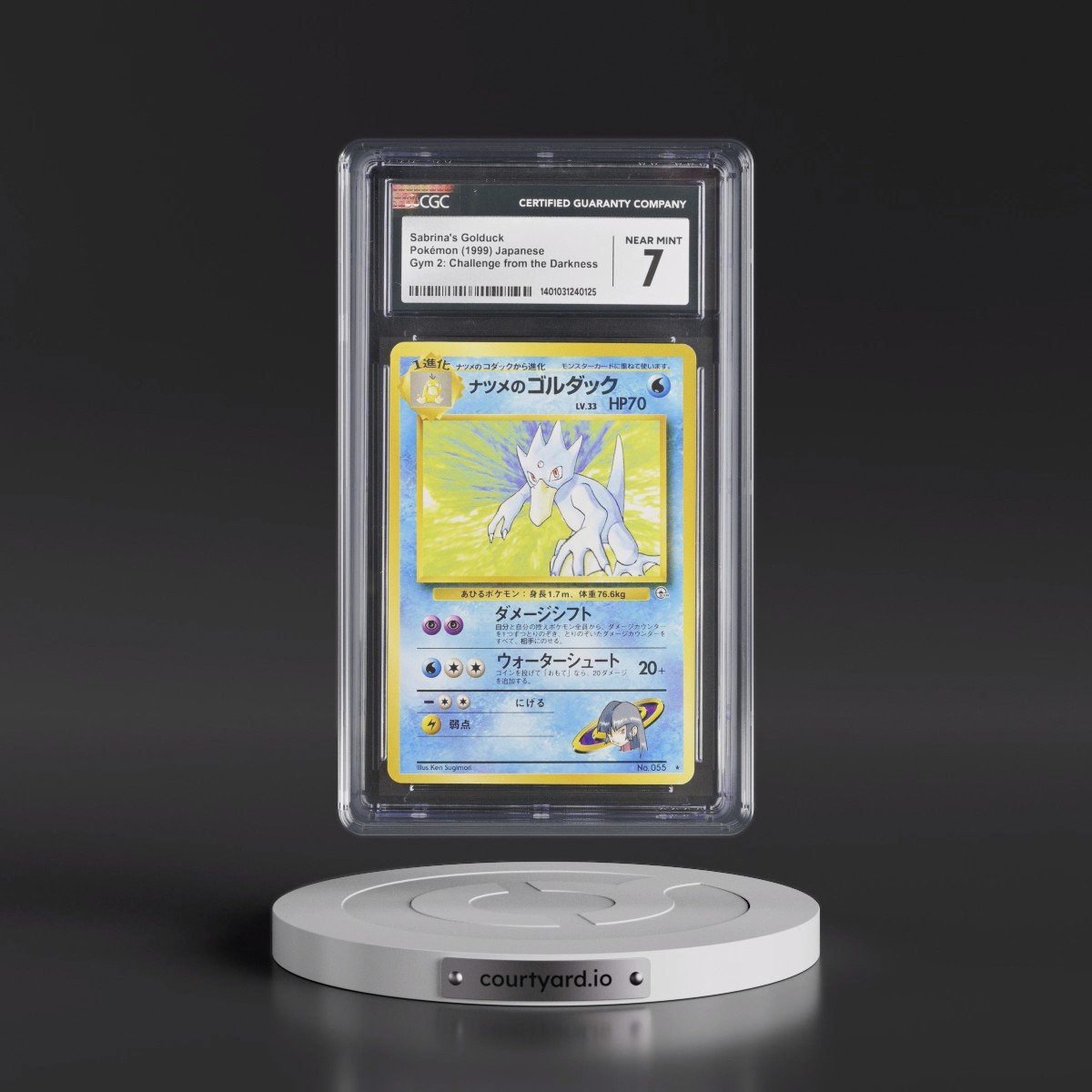 1999 Gym 2: Challenge from the Darkness Sabrina's Golduck (CGC 7 NM)