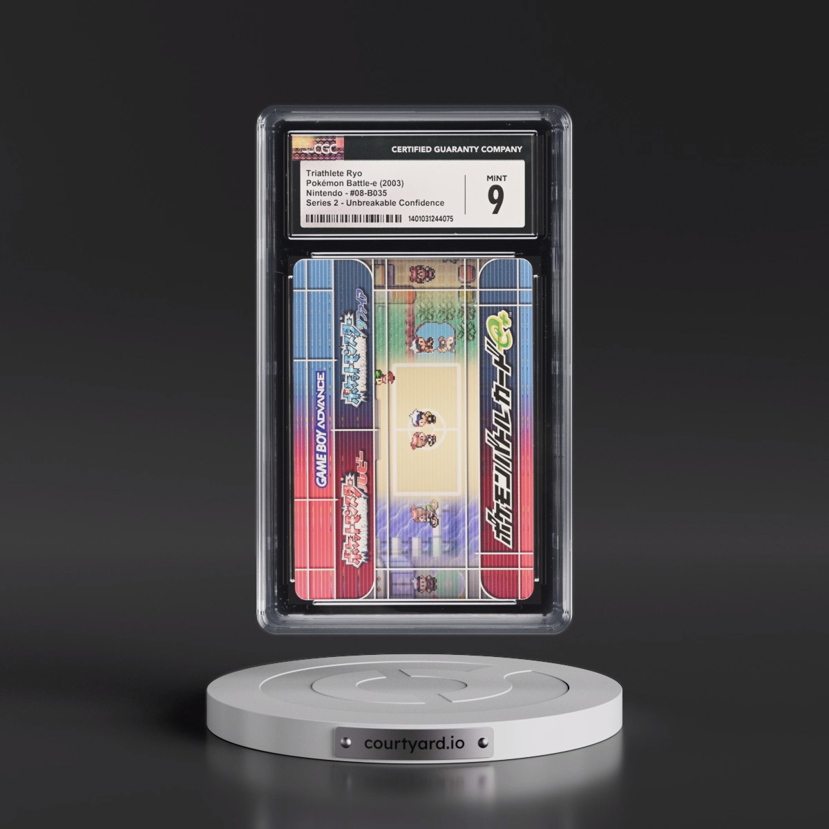 2003 Pokémon Battle-e - Japanese #08-B035 Triathlete Ryo - Series 2 Unbreakable Confidence (CGC 9 MINT)