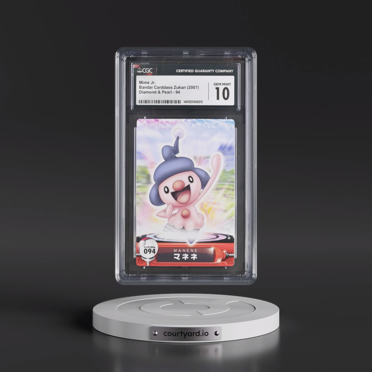 2007 Diamond & Pearl #94 Mime Jr. (CGC 10 GEM MINT)