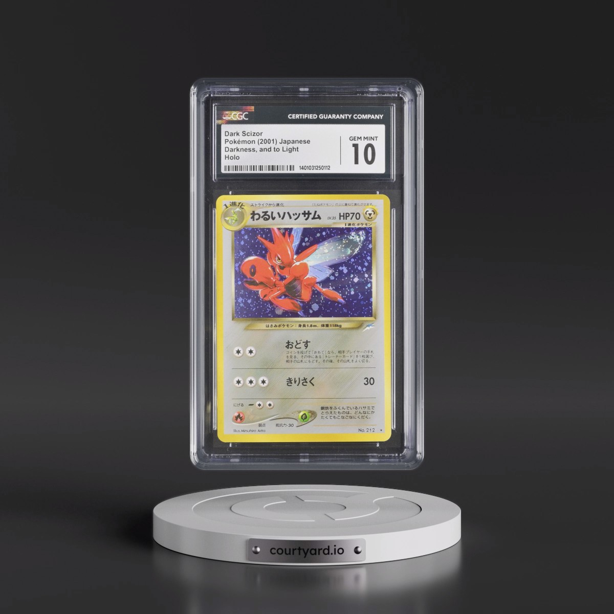2001 Darkness, and to Light #212 Dark Scizor - Holo (CGC 10 GEM MINT)
