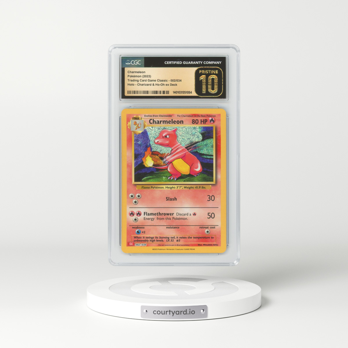 2023 Trading Card Game Classic #2 Charmeleon - Holo (CGC 10 PRISTINE)