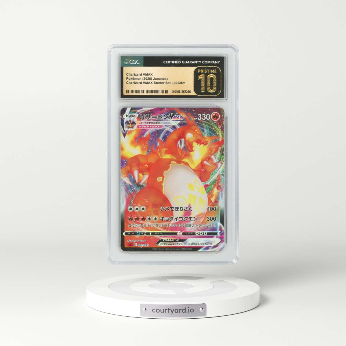 2020 Japanese Charizard VMAX Starter Set #2 Charizard VMAX - Full Art Holo (CGC 10 PRISTINE)