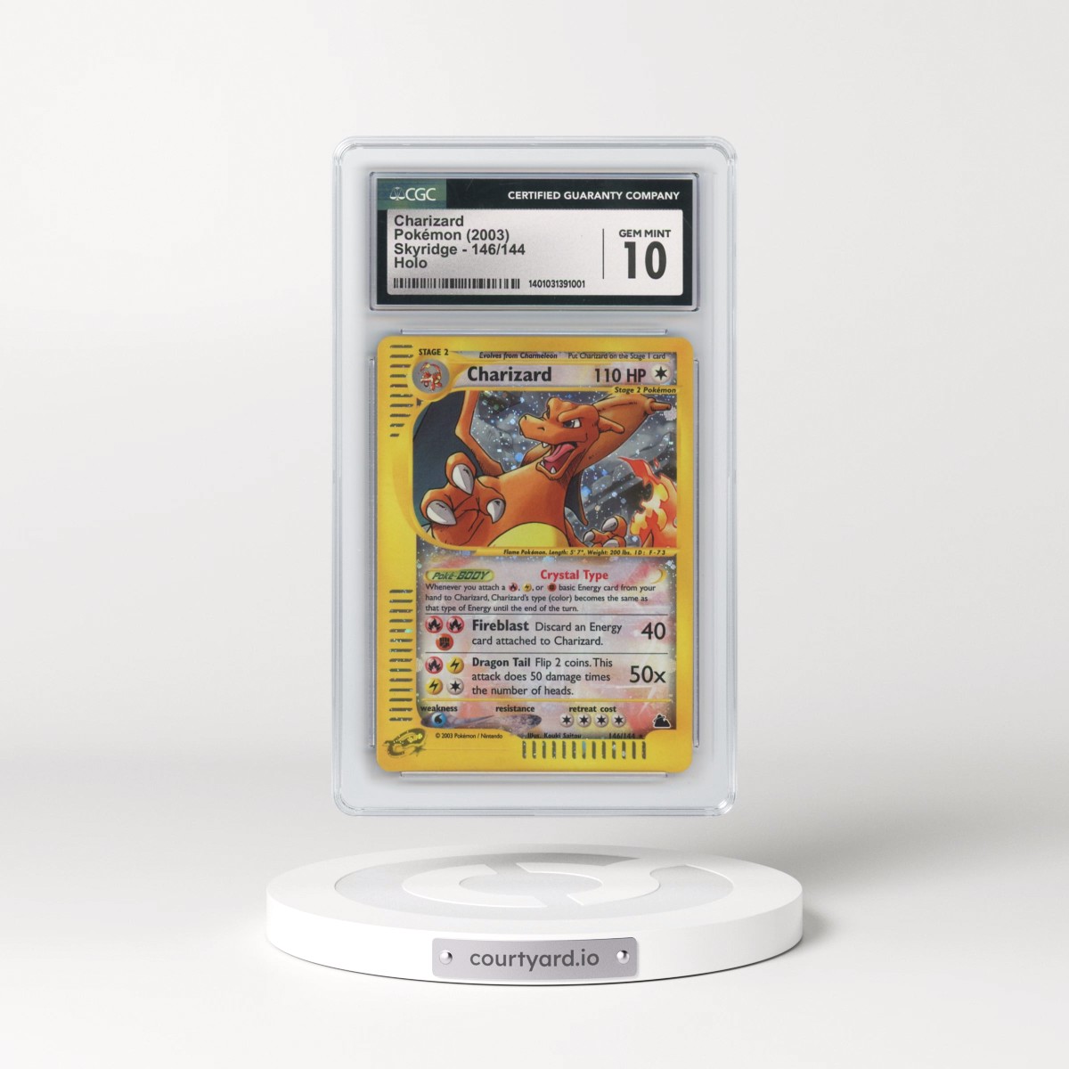 2003 Skyridge #146/144 Charizard - Holo (CGC 10 GEM MINT)