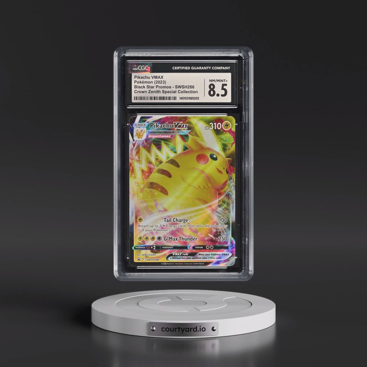 2017 Black Star Promos - Sword & Shield #SWSH286 Pikachu VMAX - Crown Zenith Special Collection (Holo) (CGC 8.5 NM-MT+)