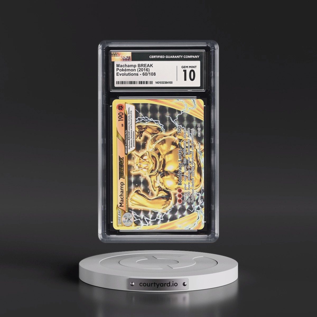 2016 Evolutions #60/108 Machamp BREAK - Holo (CGC 10 GEM MINT)