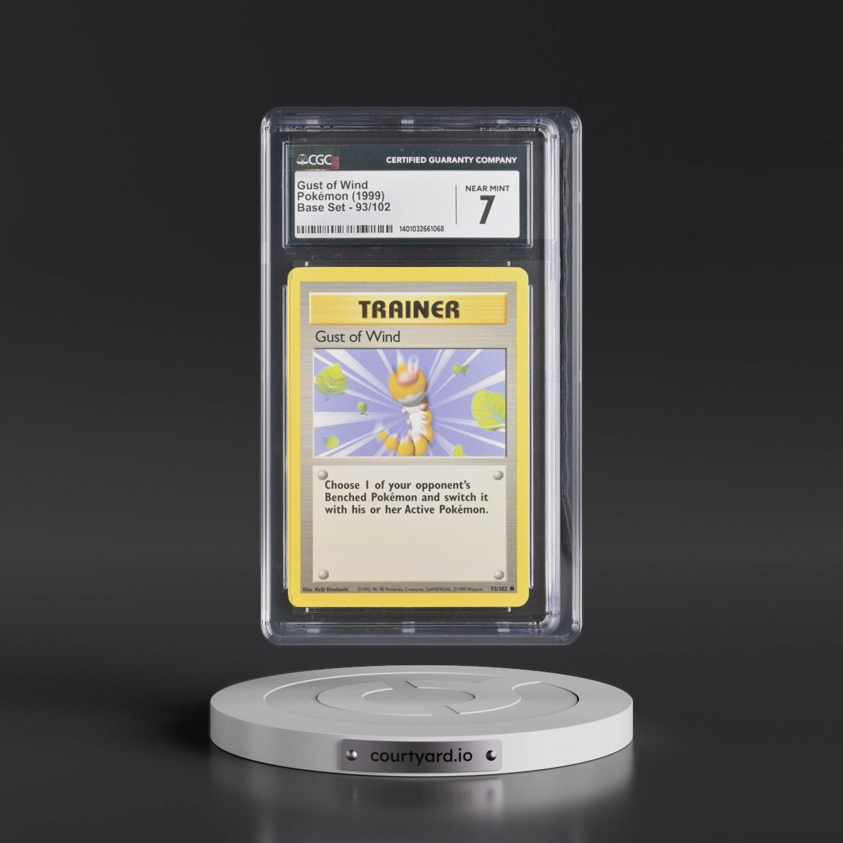 1999 Base Set #93/102 Gust of Wind (CGC 7 NM)