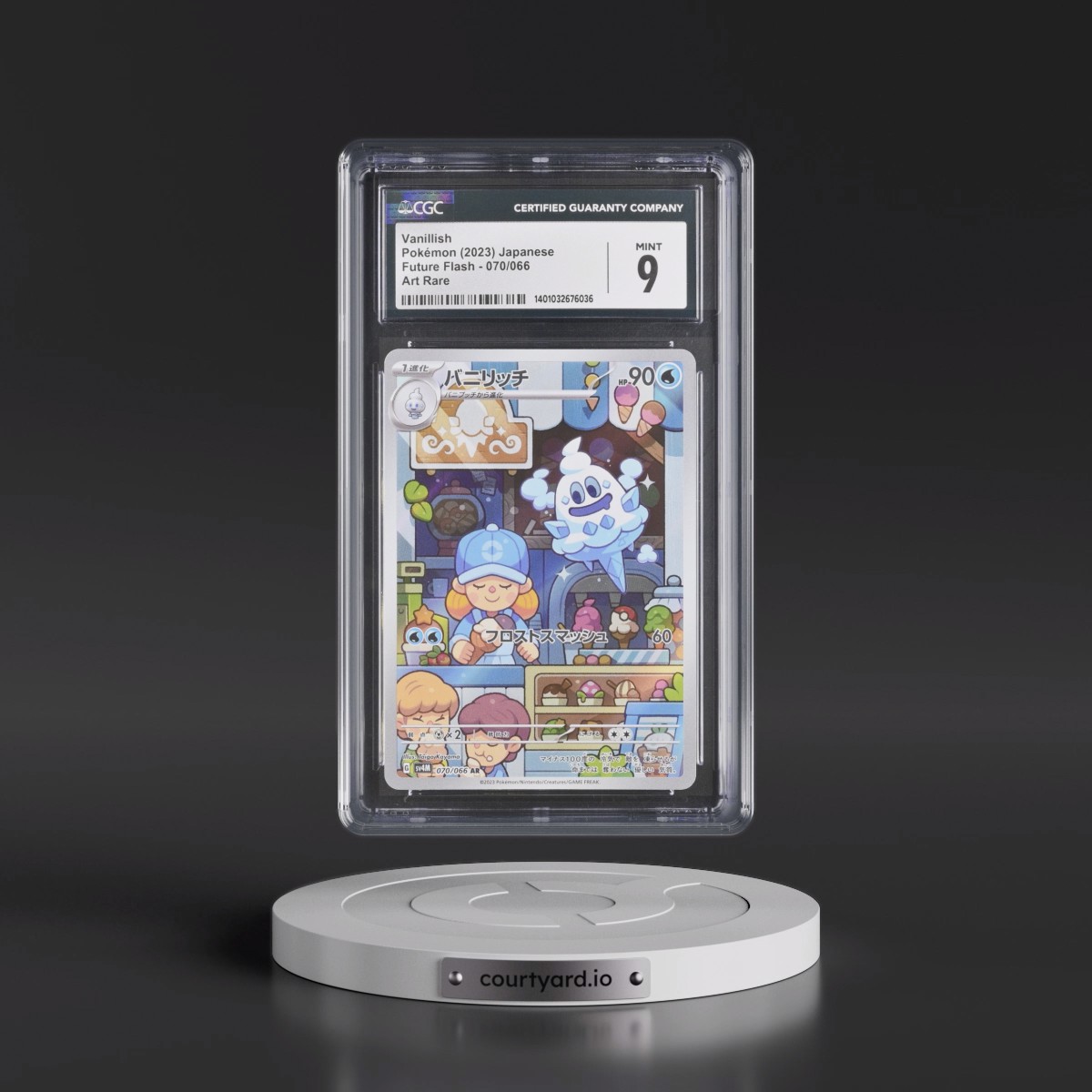 2023 Future Flash #070/066 Vanillish - Art Rare Holo (CGC 9 MINT)