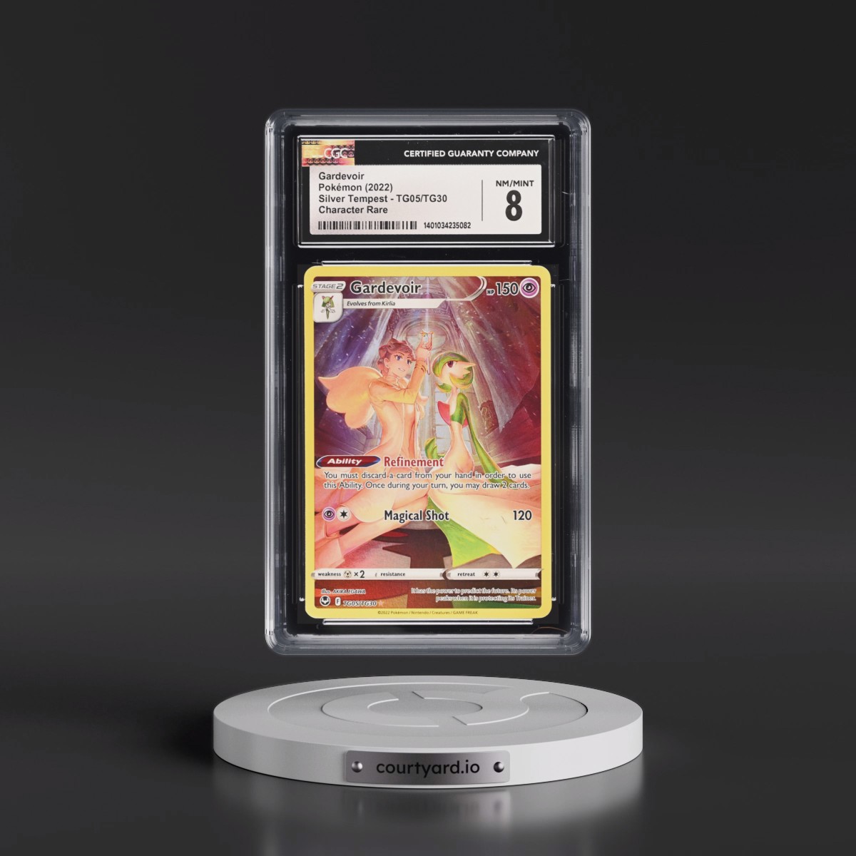 2022 Silver Tempest #TG05/TG30 Gardevoir - Trainer Gallery Holo (CGC 8 NM-MT)