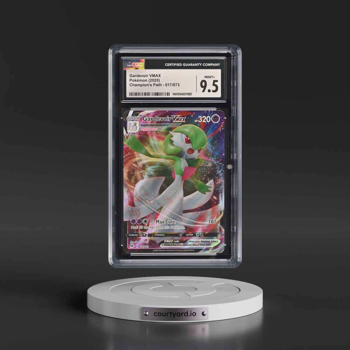 2020 Champion's Path #017/073 Gardevoir VMAX - Holo (CGC 9.5 MINT+)