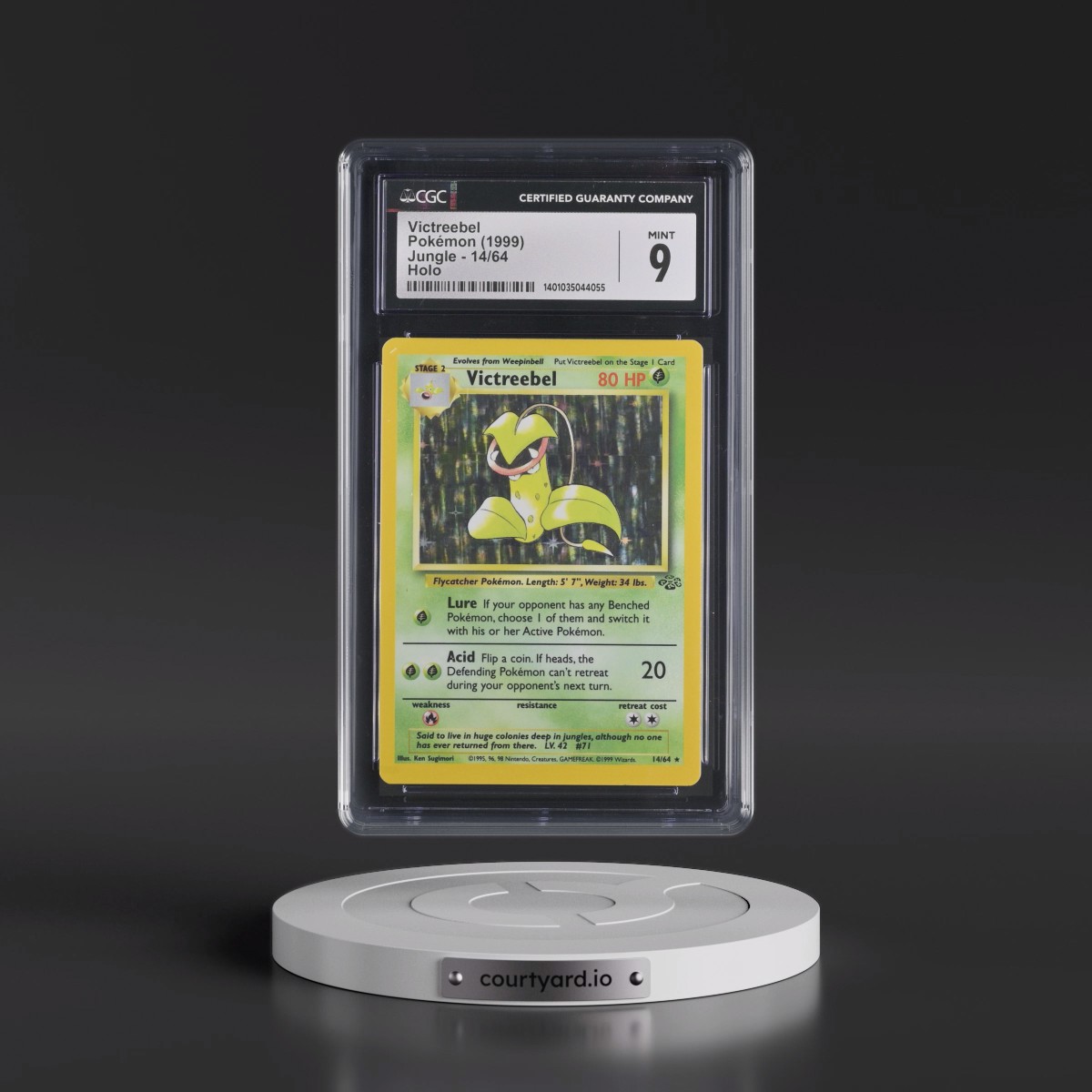 1999 Jungle #14/64 Victreebel - Holo (CGC 9 MINT)