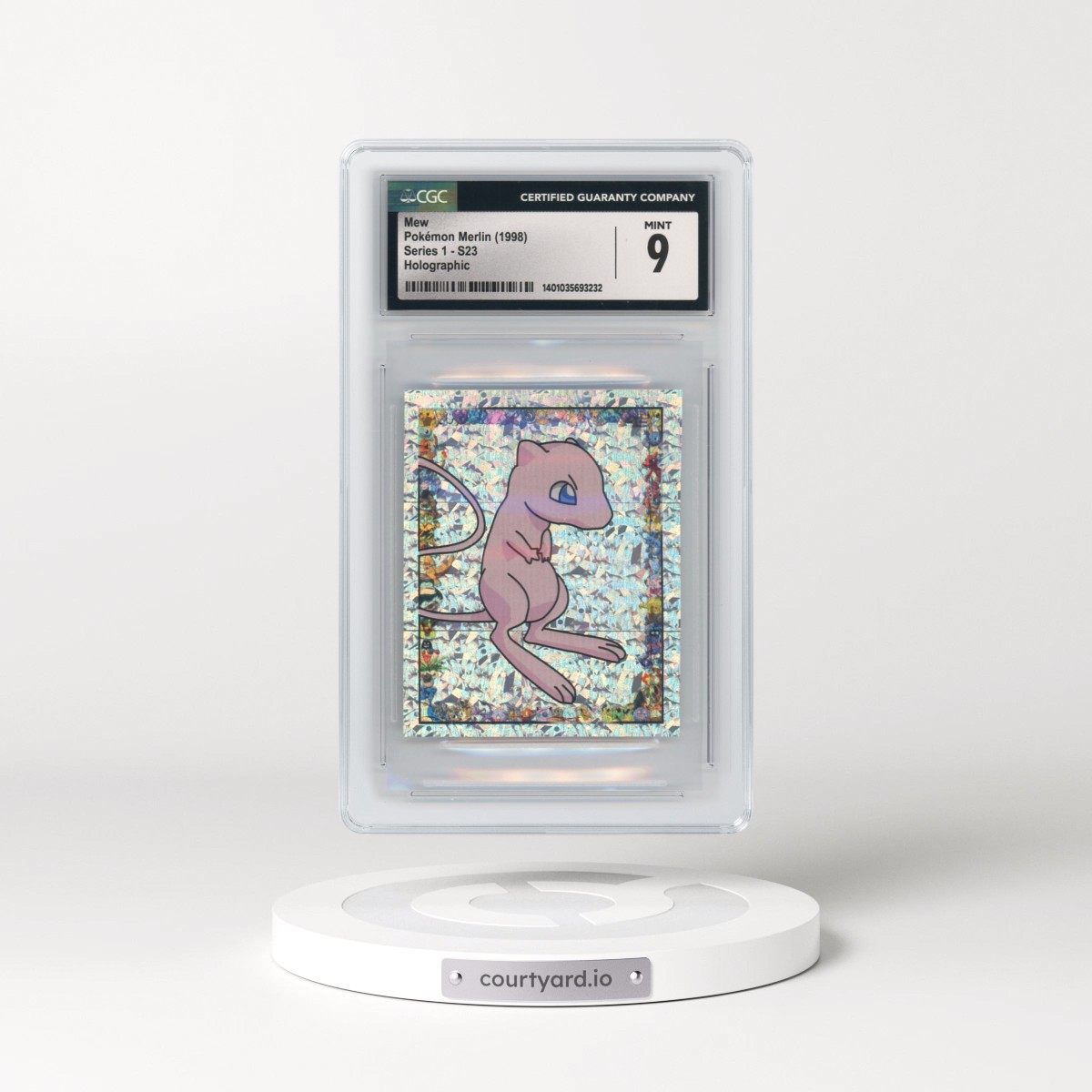 1998 Series 1 #S23 Mew - Special Glitter (CGC 9 MINT)