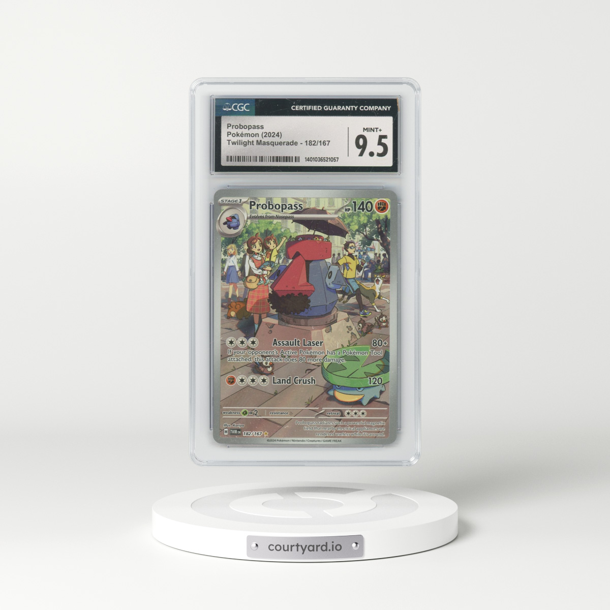 2024 Twilight Masquerade #182 Probopass (CGC 9.5 MINT+)