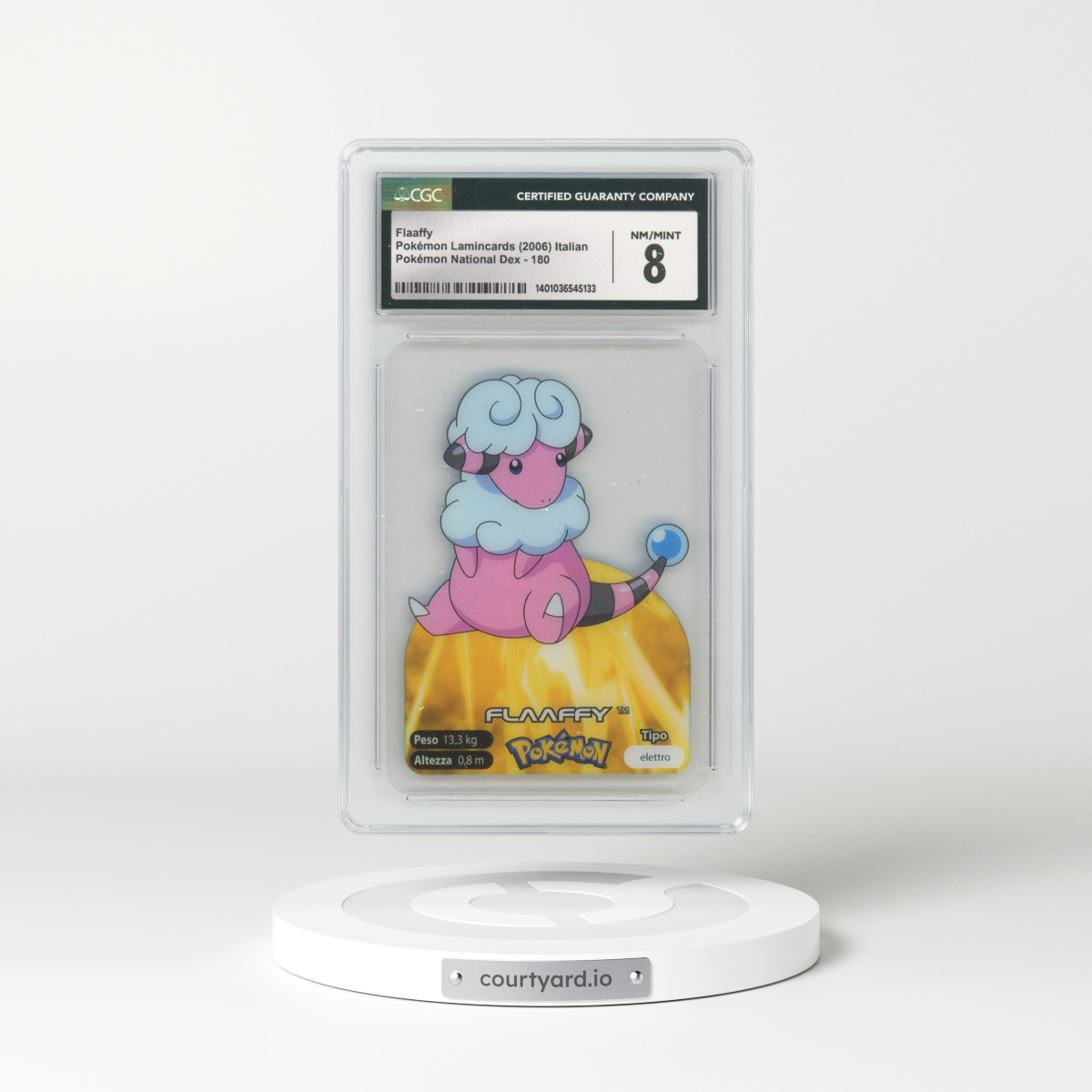 2006 Pokémon National Dex (2006) #180 Flaaffy (CGC 8 NM-MT)