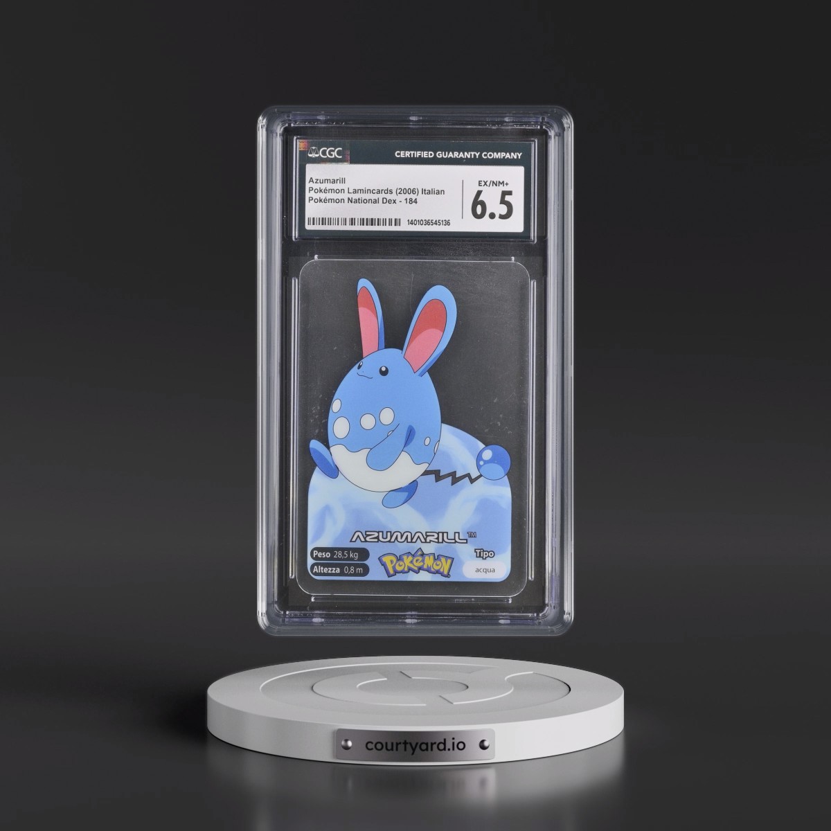 2006 Pokémon National Dex (2006) #184 Azumarill (CGC 6.5 EX-NM+)