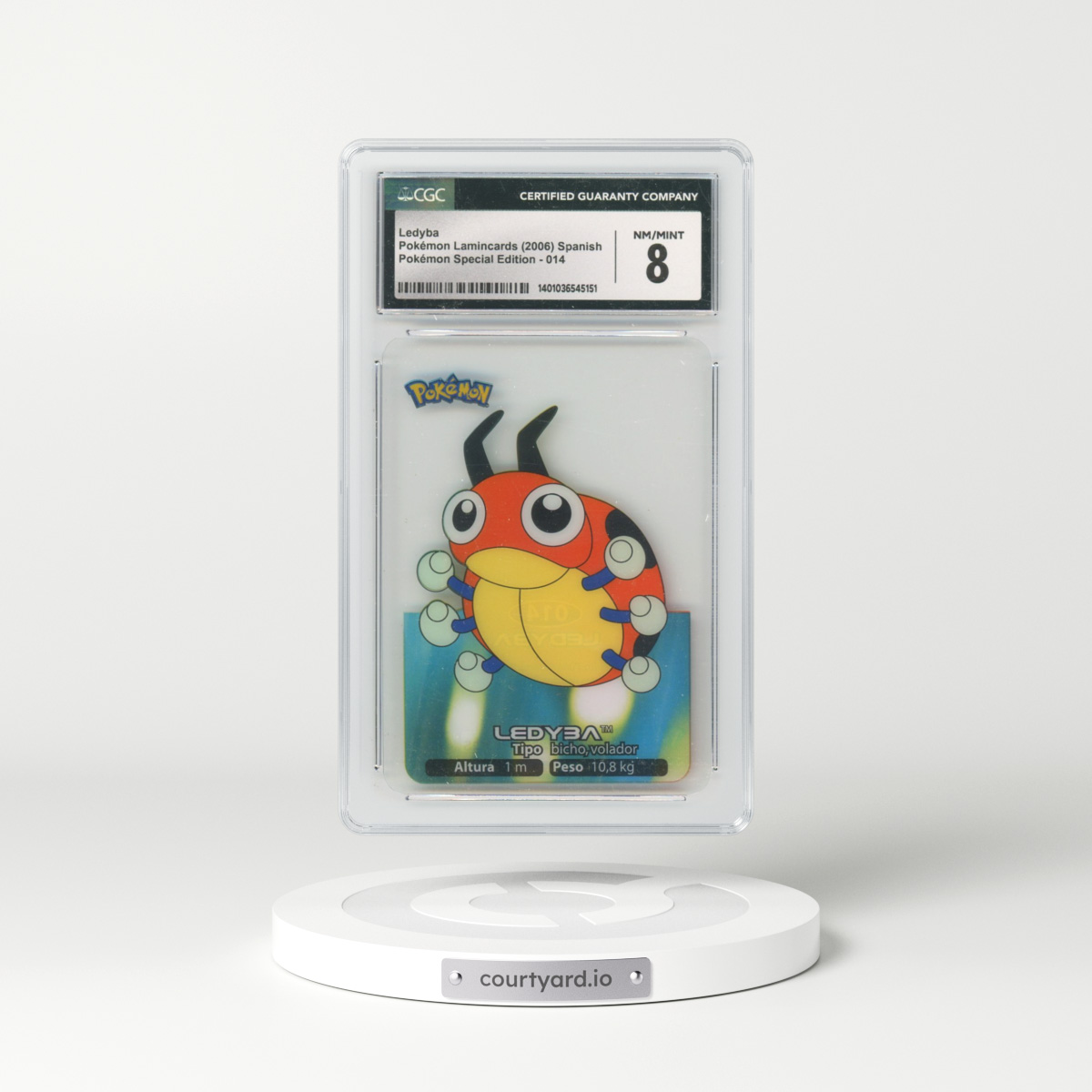 2006 Pokémon Special Edition (2006) #014 Ledyba (CGC 8 NM-MT)