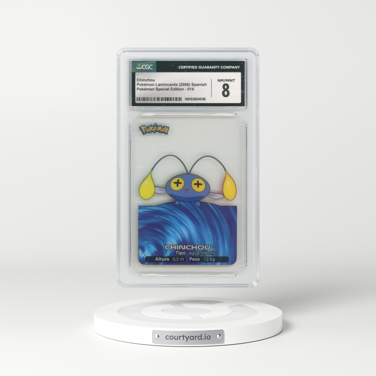 2006 Pokémon Special Edition (2006) #019 Chinchou (CGC 8 NM-MT)