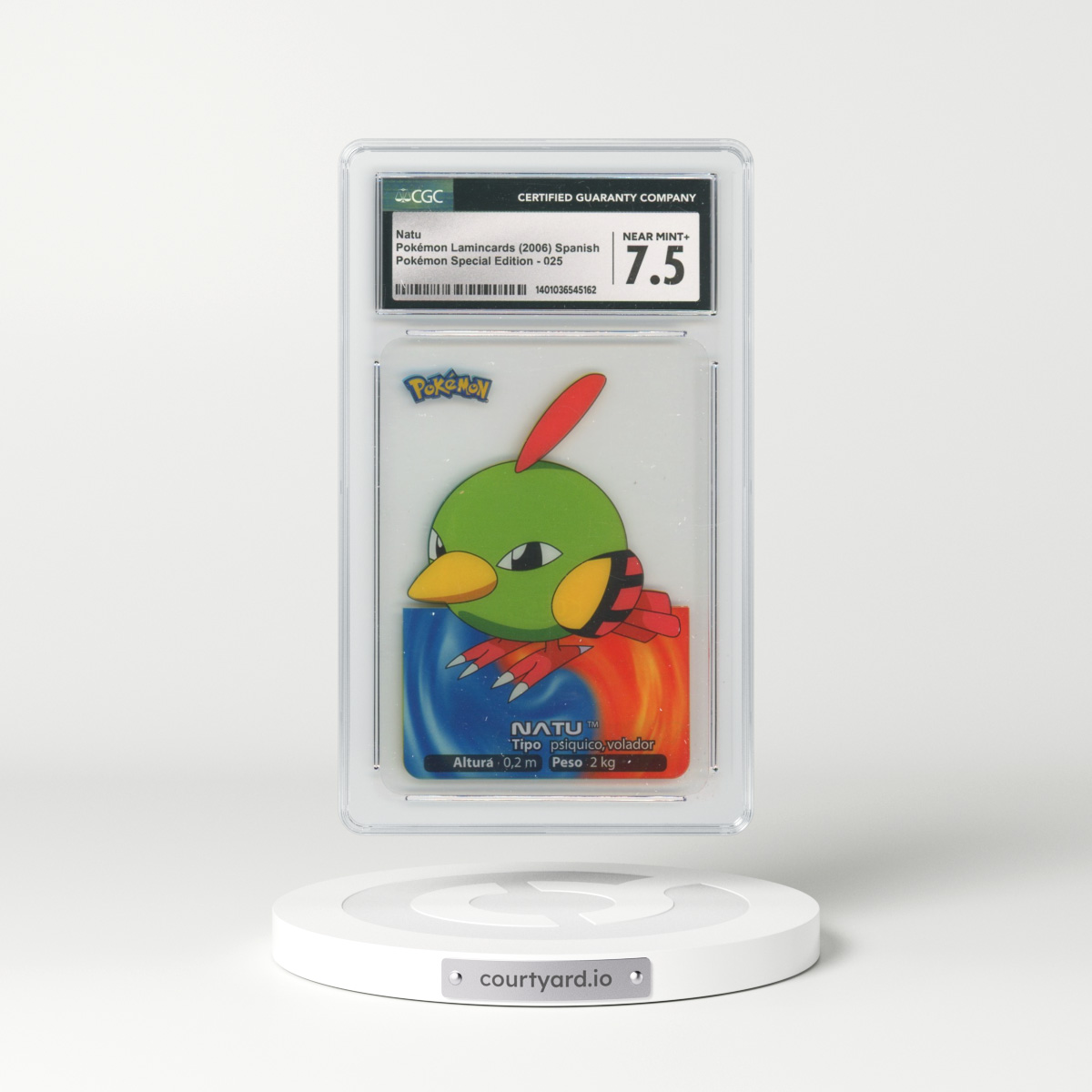 2006 Pokémon Special Edition (2006) #025 Natu (CGC 7.5 NM+)