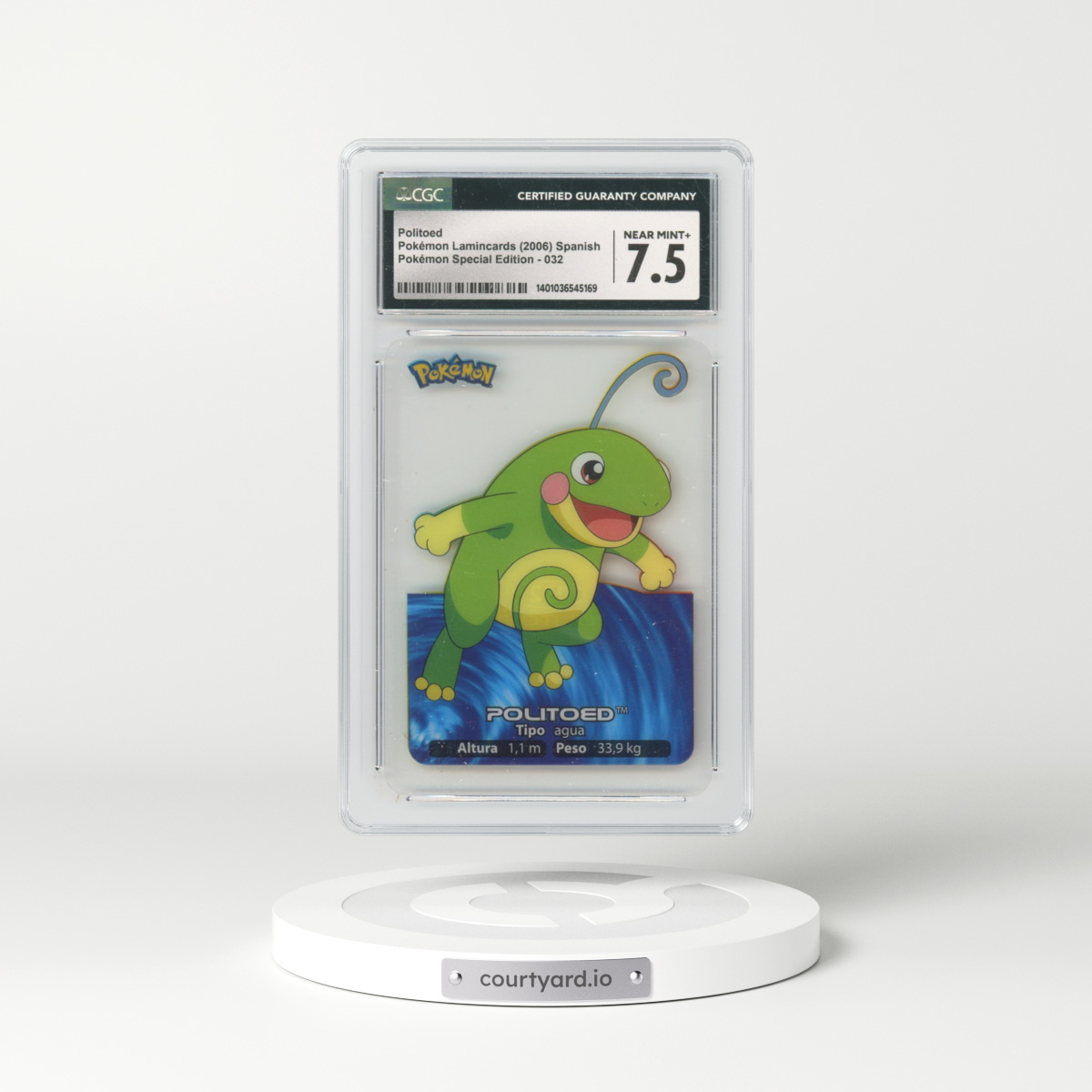 2006 Pokémon Special Edition (2006) #032 Politoed (CGC 7.5 NM+)