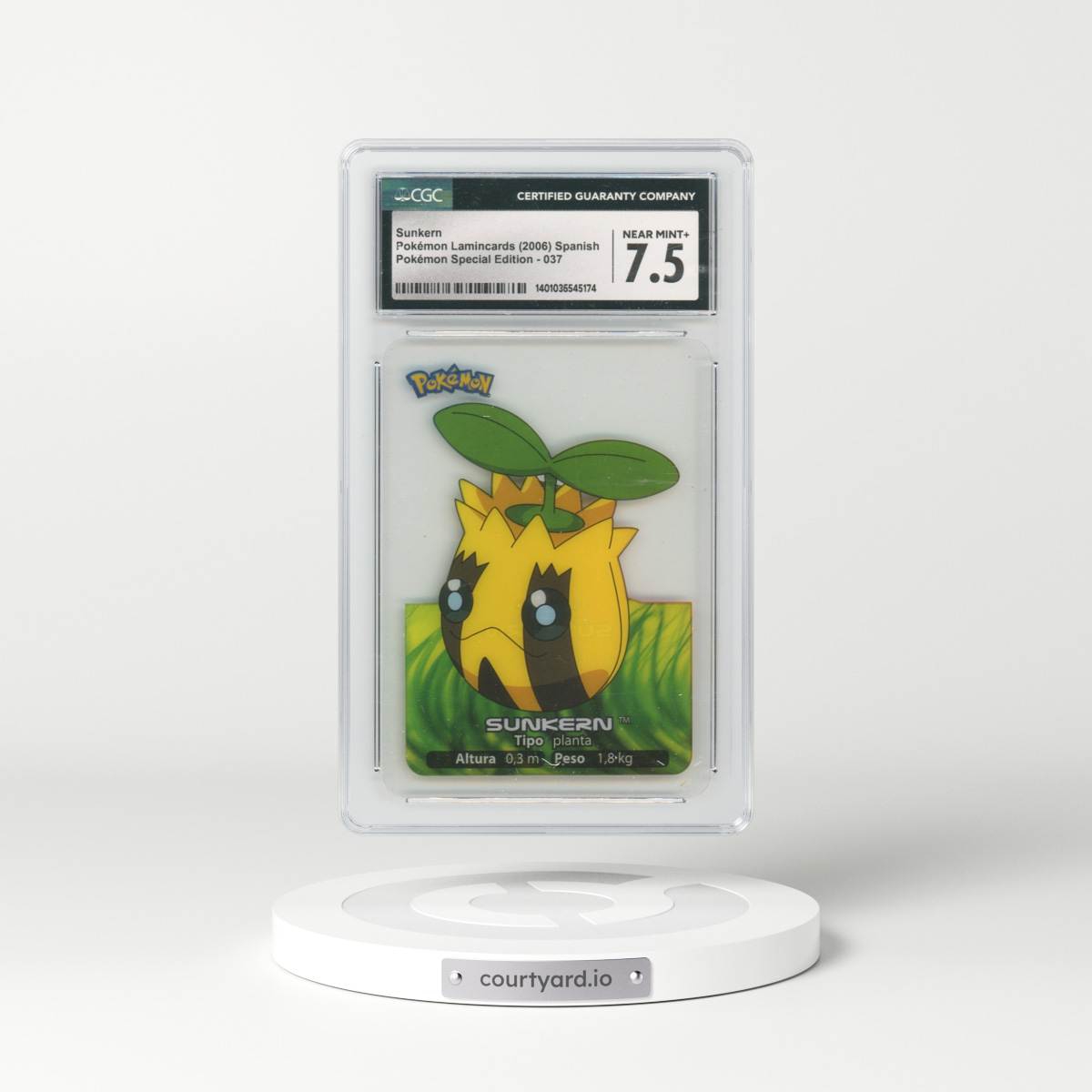 2006 Pokémon Special Edition (2006) #037 Sunkern (CGC 7.5 NM+)