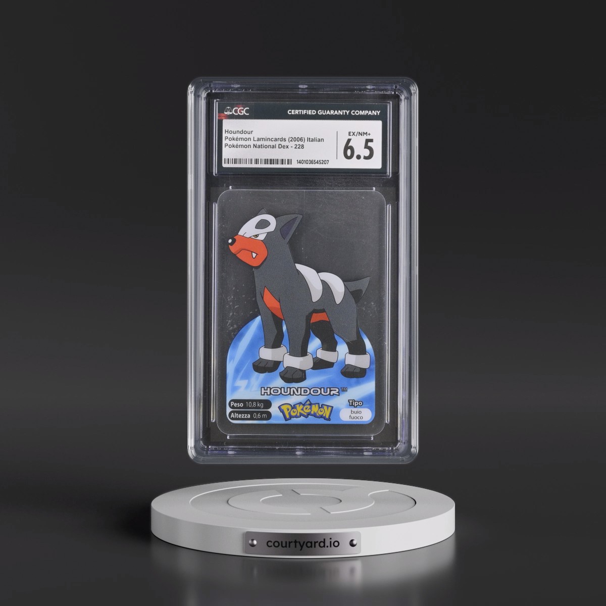 2006 Pokémon (2006) #228 Houndour (CGC 6.5 EX-NM+)