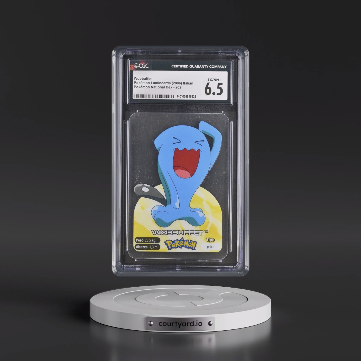 2006 Pokémon National Dex (2006) #202 Wobbuffet (CGC 6.5 EX-NM+)