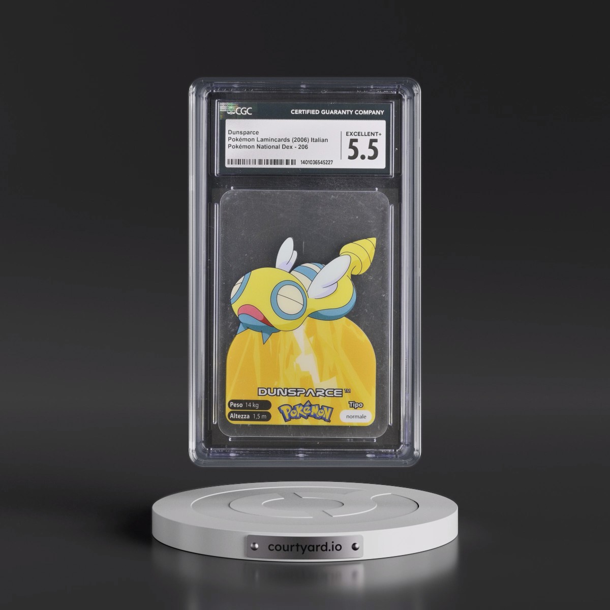 2006 Pokémon National Dex (2006) #206 Dunsparce (CGC 5.5 EX+)