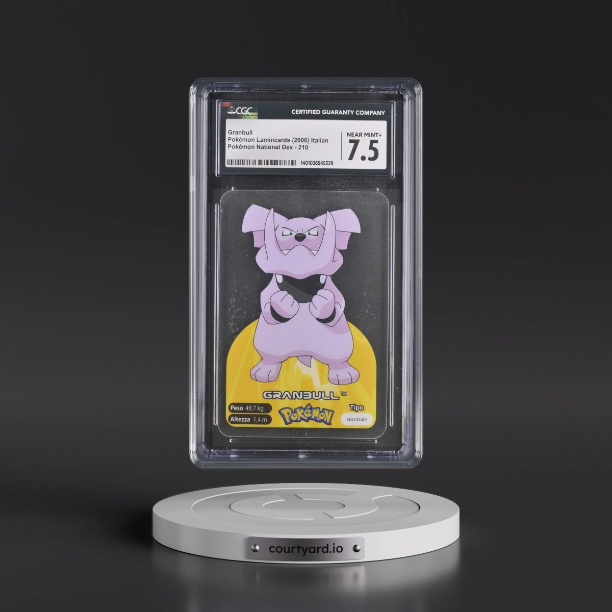 2006 Pokémon National Dex (2006) #210 Granbull (CGC 7.5 NM+)