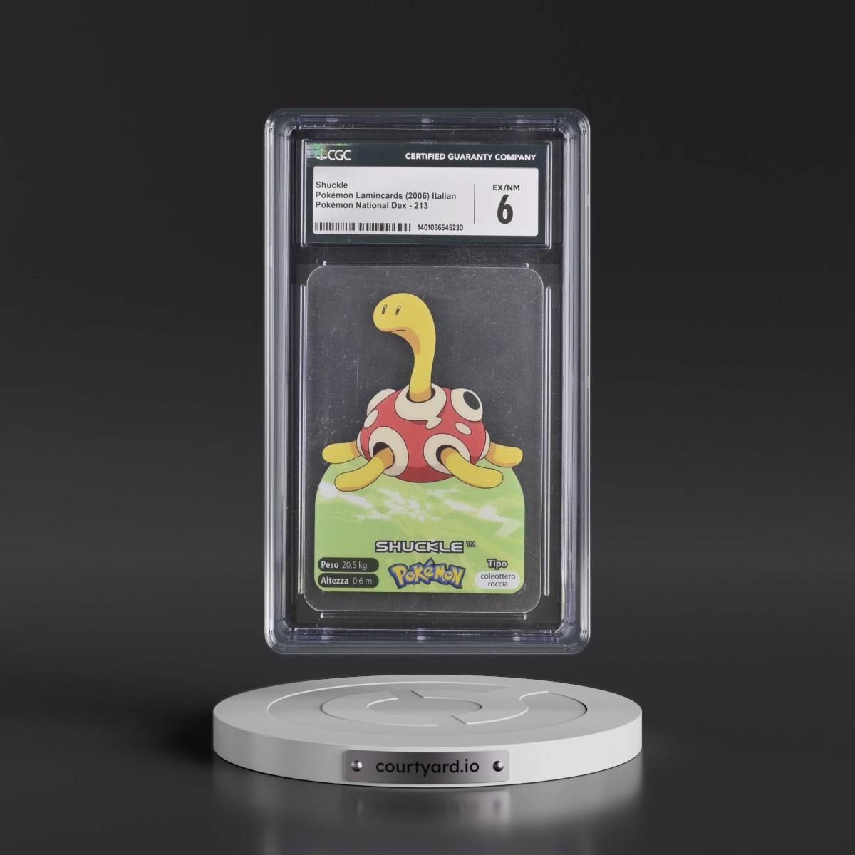 2006 Pokémon National Dex (2006) #213 Shuckle (CGC 6 EX-NM)