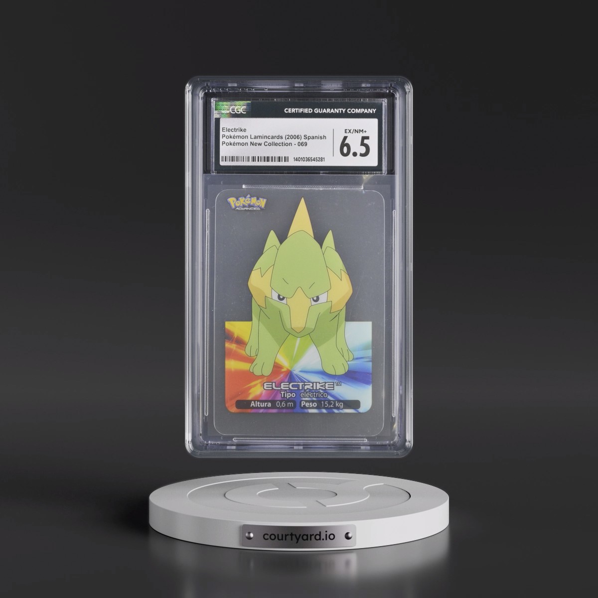 2006 Pokémon New Collection (2006)(2005 on Card) #069 Electrike (CGC 6.5 EX-NM+)
