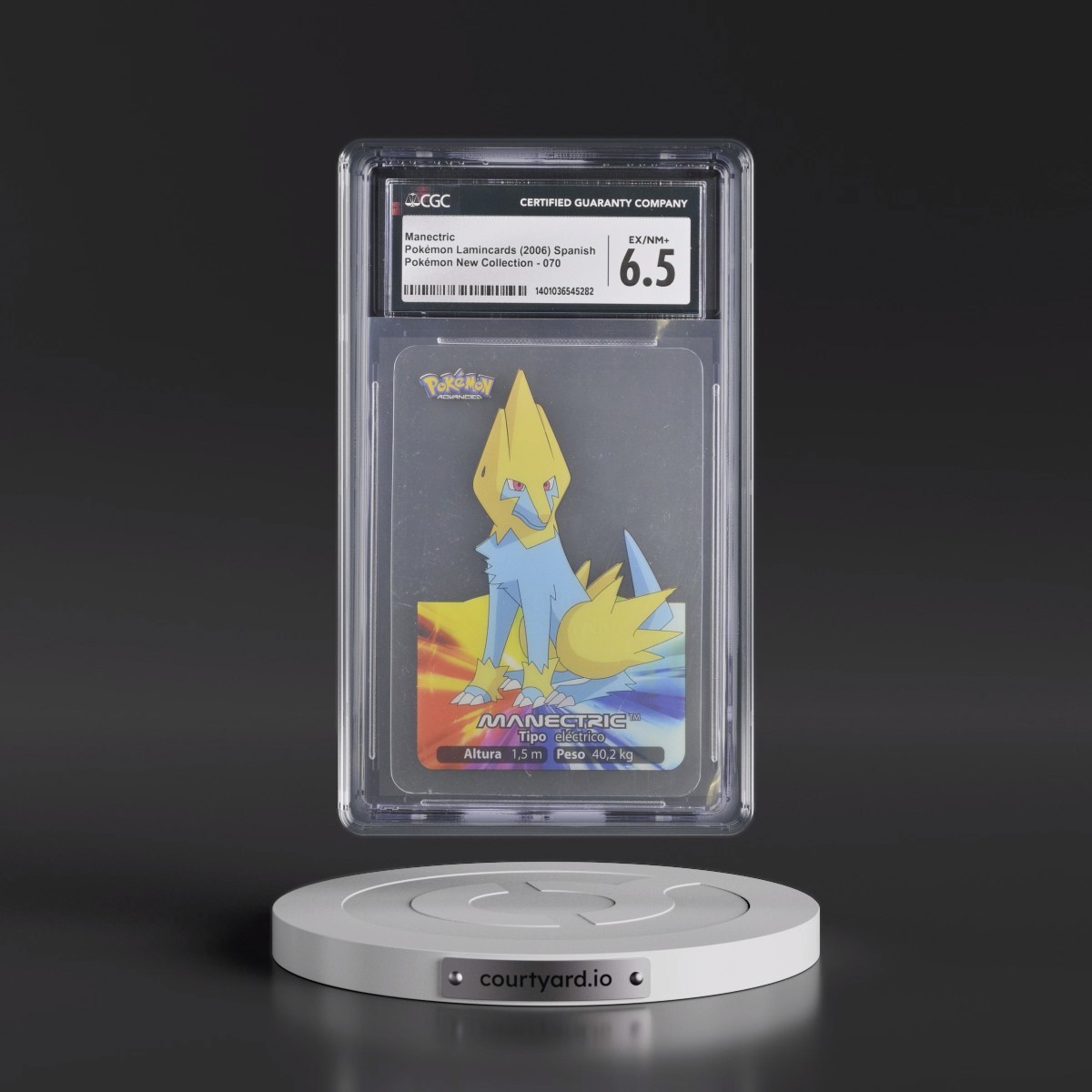 2006 Pokémon New Collection (2006)(2005 on Card) #070 Manectric (CGC 6.5 EX-NM+)