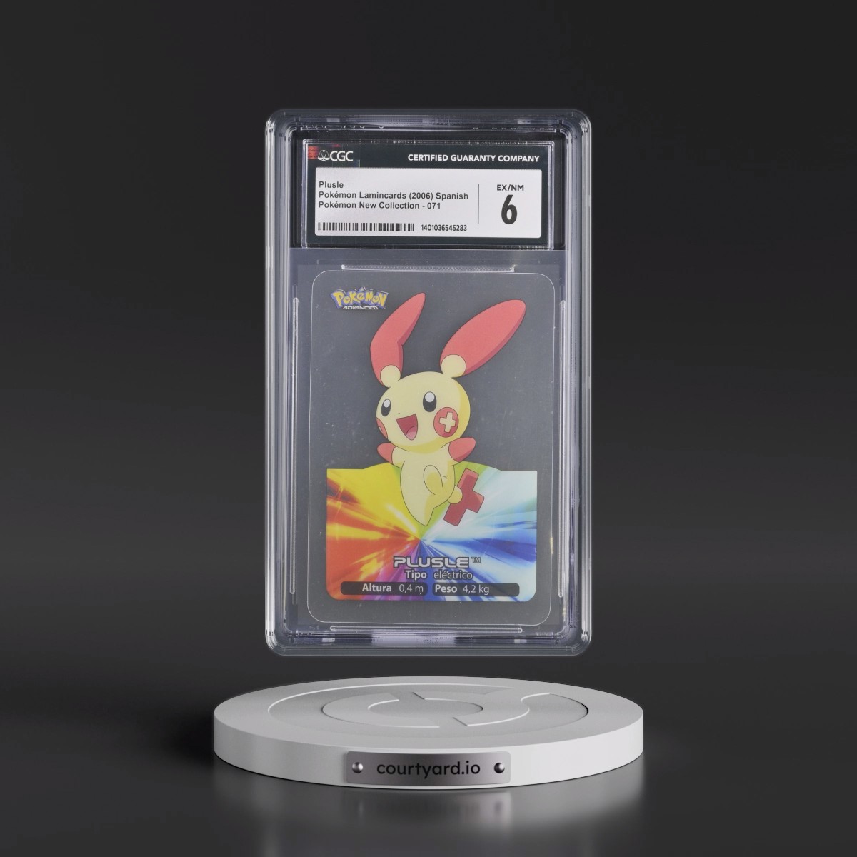 2006 Pokémon New Collection (2006)(2005 on Card) #071 Plusle (CGC 6 EX-NM)