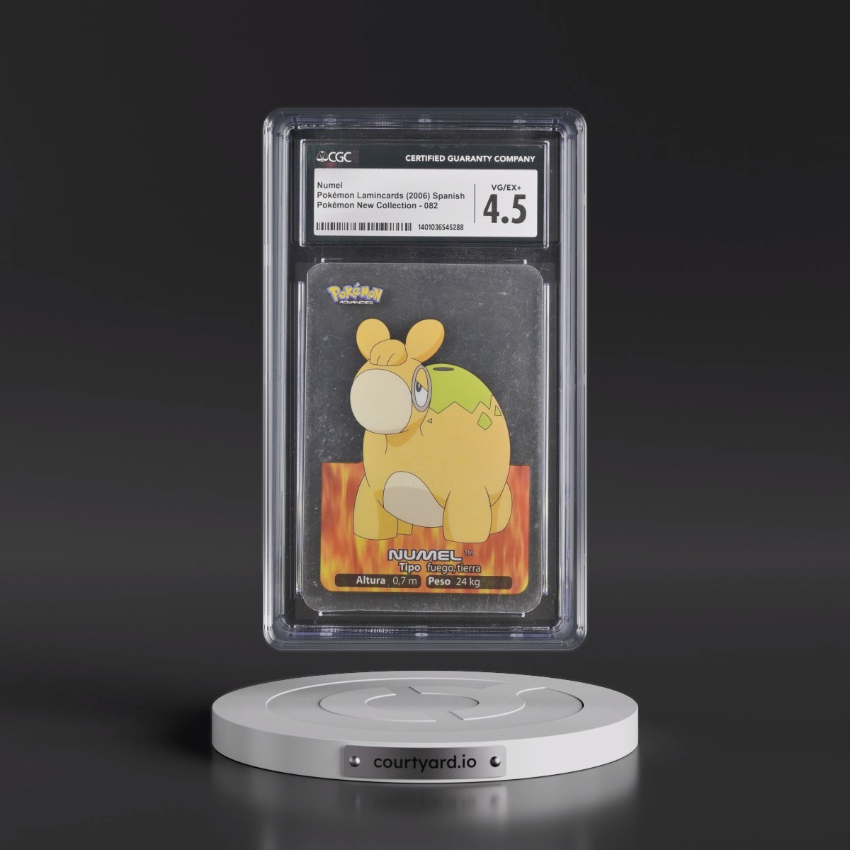 2006 Pokémon New Collection (2006)(2005 on Card) #082 Numel (CGC 4.5 VG-EX+)