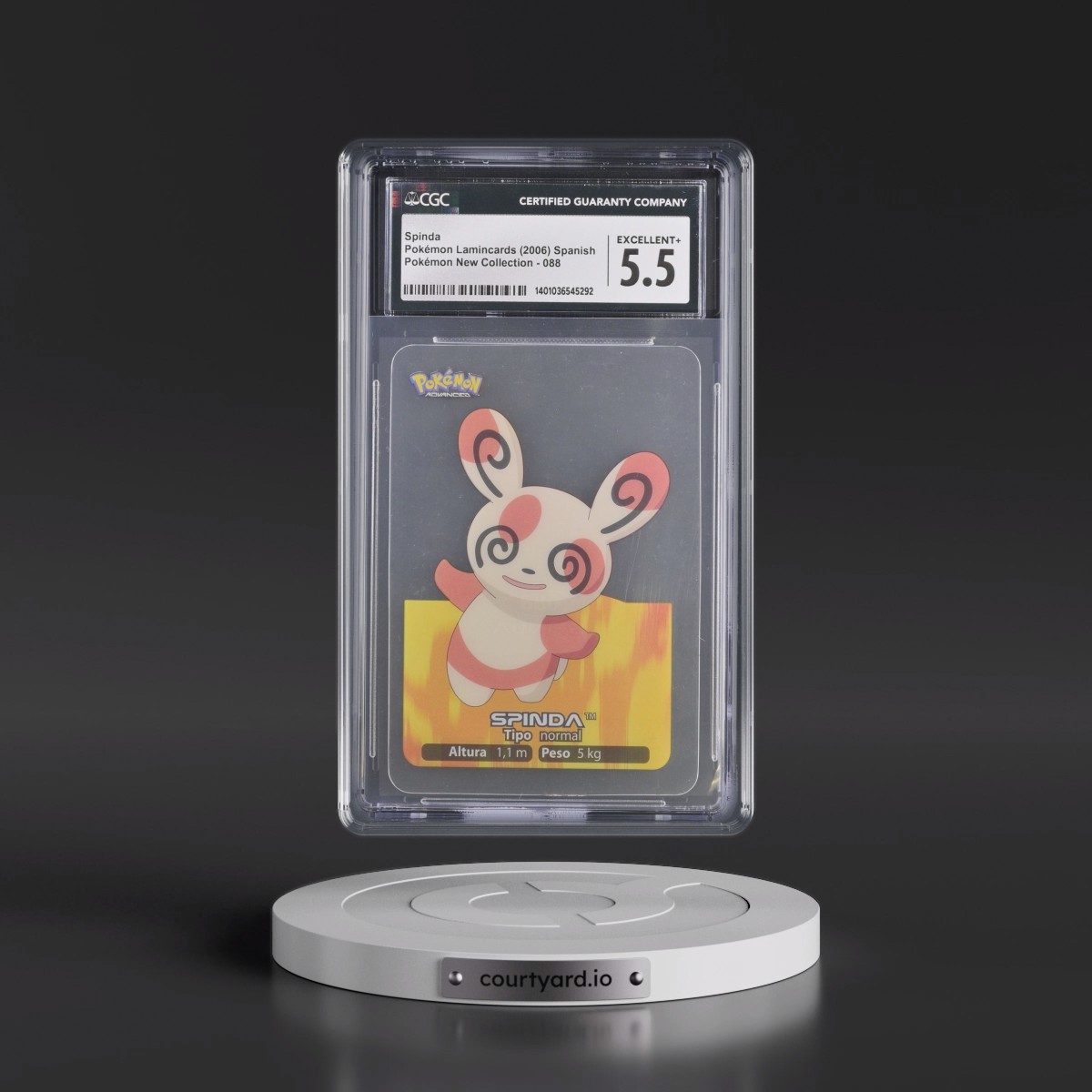 2006 Pokémon New Collection (2006)(2005 on Card) #088 Spinda (CGC 5.5 EX+)